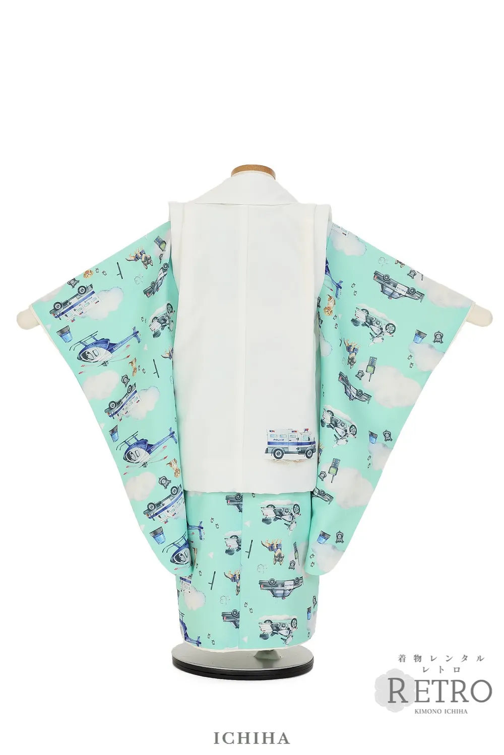 警察車両・警察犬柄